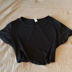 All in Motion Black Crop Top